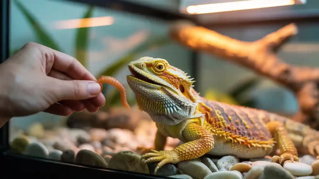 What does it mean when your bearded dragon licks you