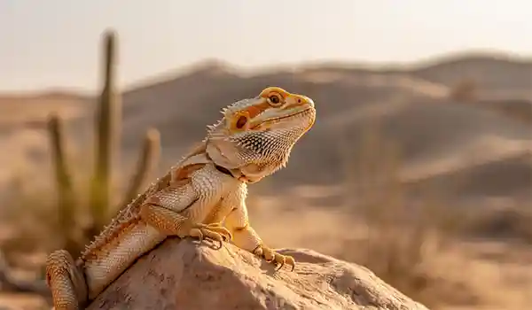 Why does a bearded dragon like the window